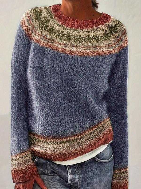 Skylar - Chic Ethnic Sweater Knitwear