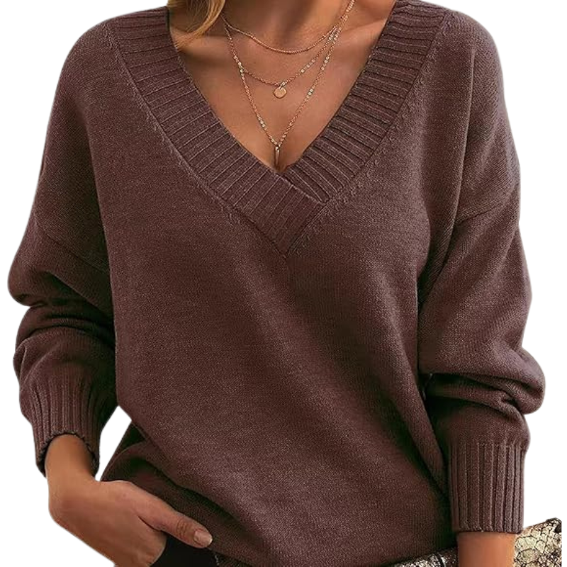 Lillian- Lightweight V-Neck Sweater