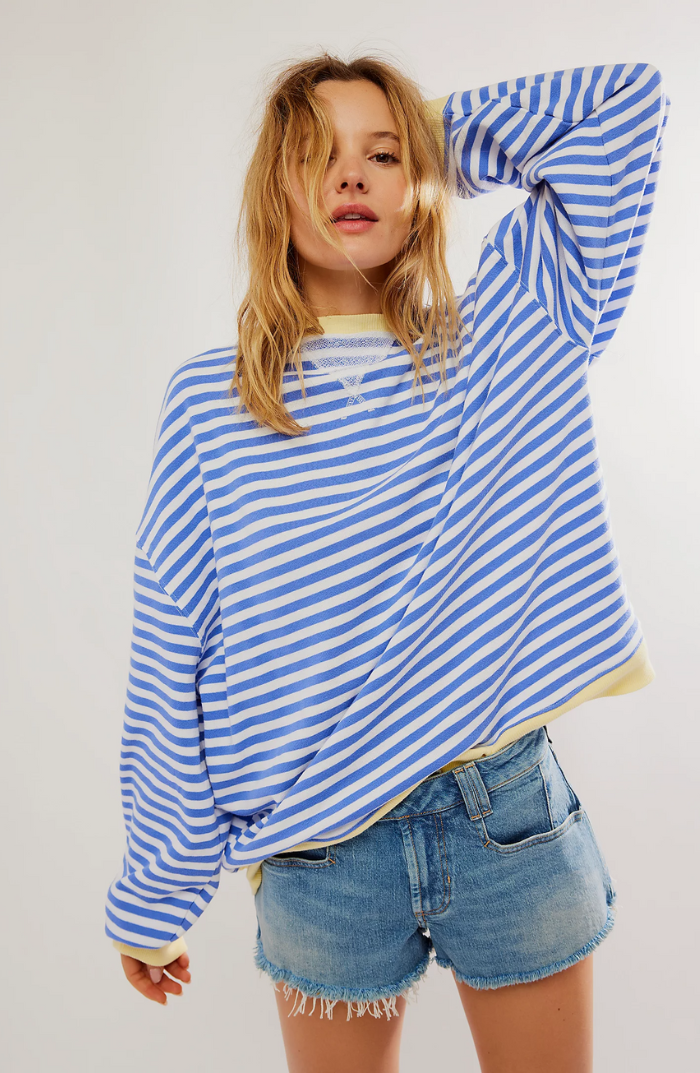 Ashley - Playful Striped Sweater