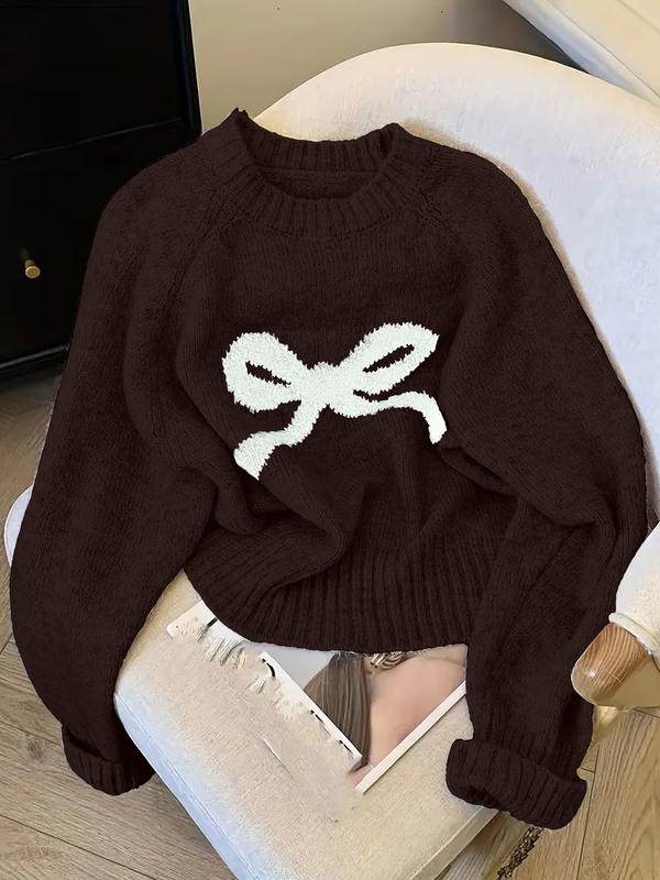 Cora- Elegant Bow Knit Sweater for Autumn & Winter Autumn