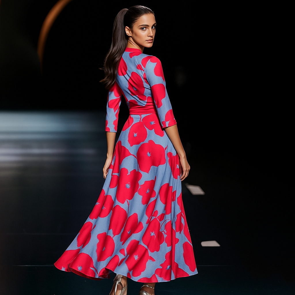 Béatrice – Comfortable Dress for Every Day with V-neck