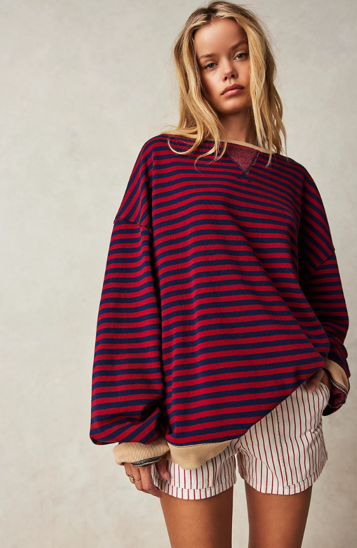 Ashley - Playful Striped Sweater