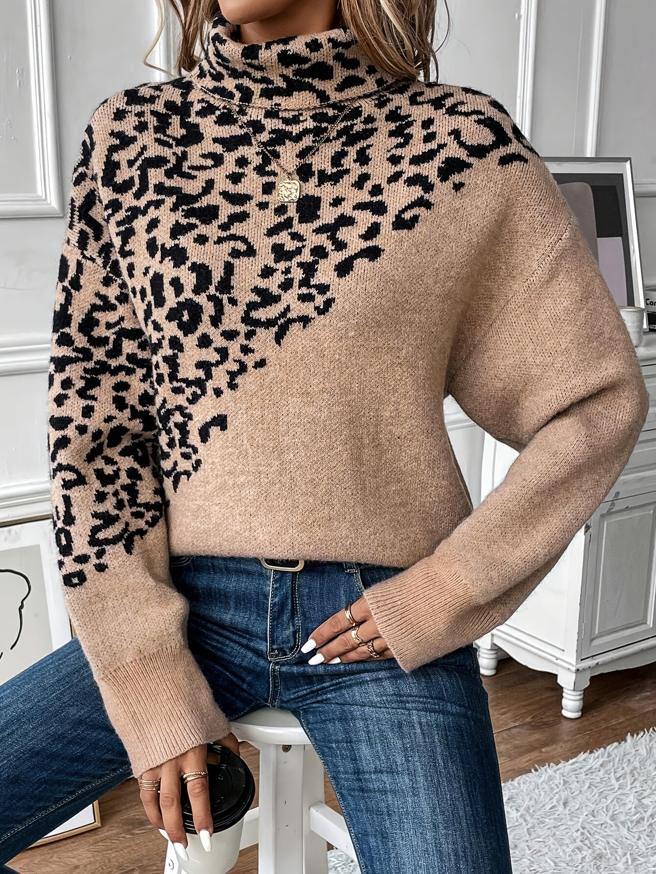 Zayna - Leopard Sweater
