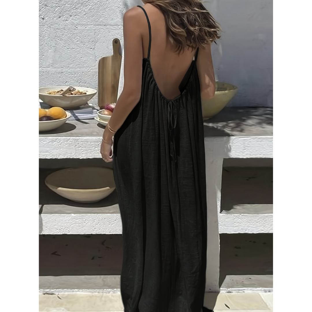 Afila – Casual Backless Cami Summer Dress