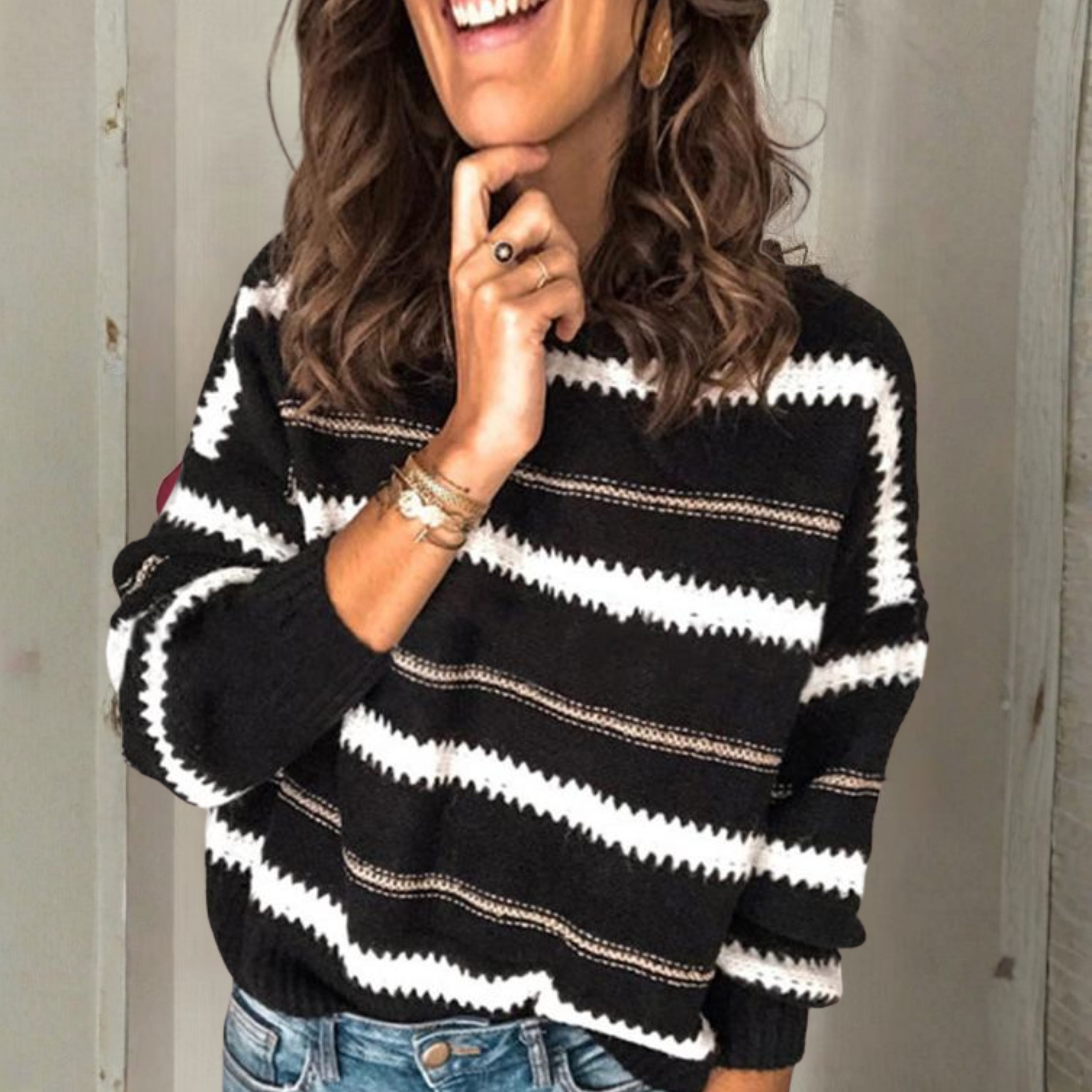 Malti - Casual Long Sleeve Crewneck Sweater