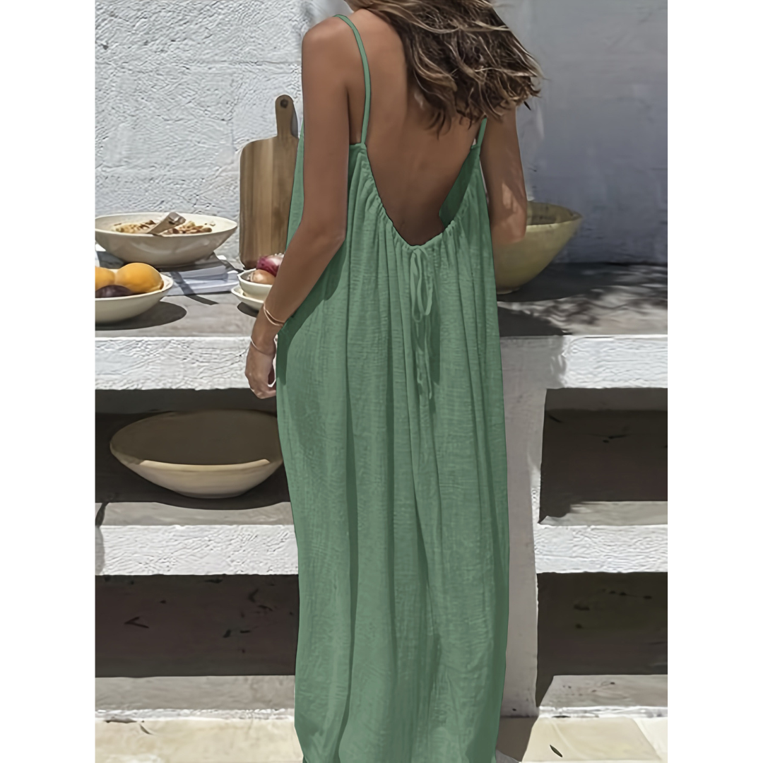 Afila – Casual Backless Cami Summer Dress