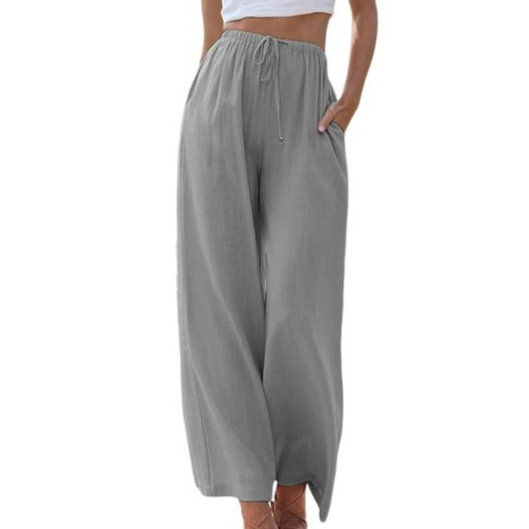 Marianne – Casual Summer Wide Leg Trousers