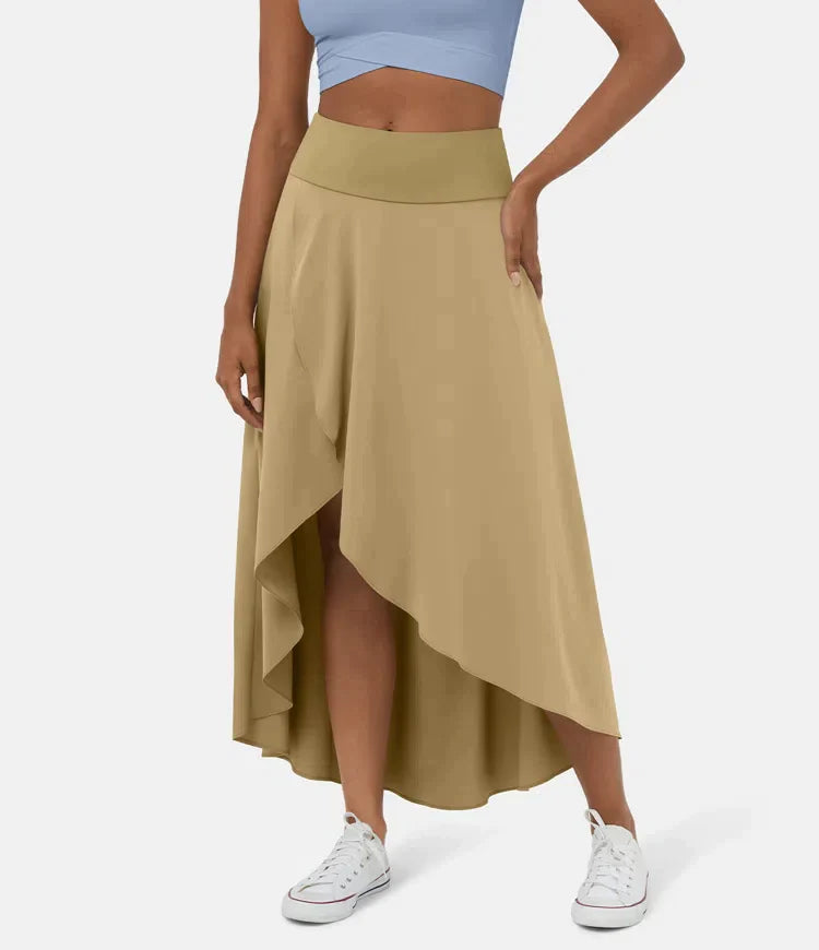 Amelie - Elegant Asymmetric Midi Skirt