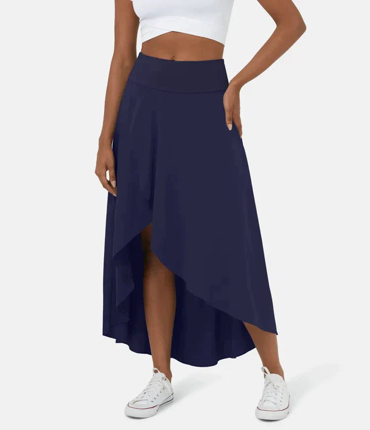Amelie - Elegant Asymmetric Midi Skirt