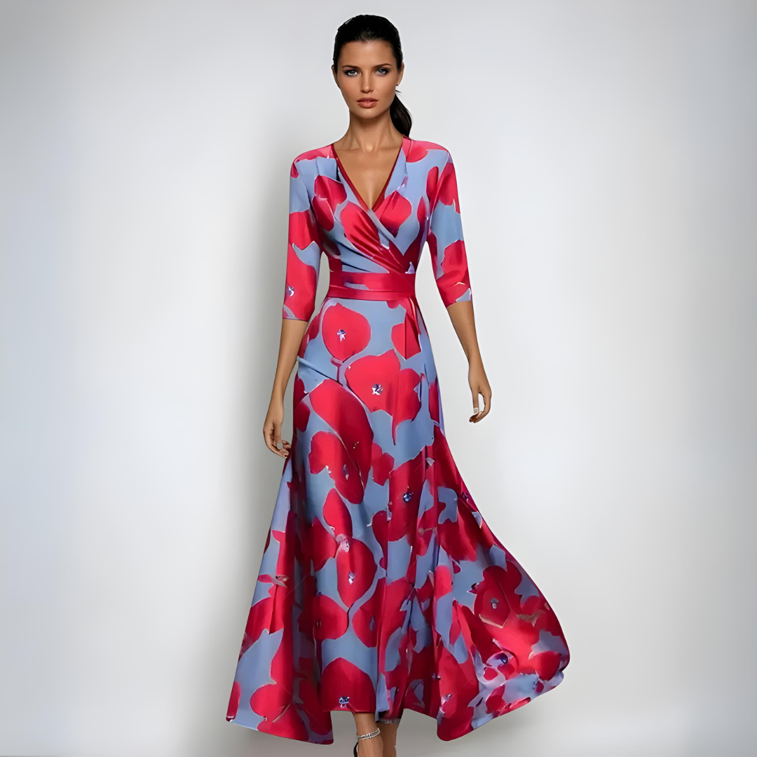 Jocelyn - Sophisticated Floral Dress
