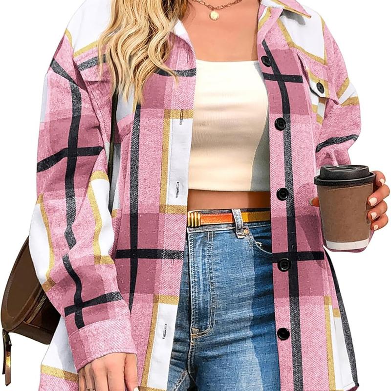 Brigid - Stylish Plus-Size Shacket