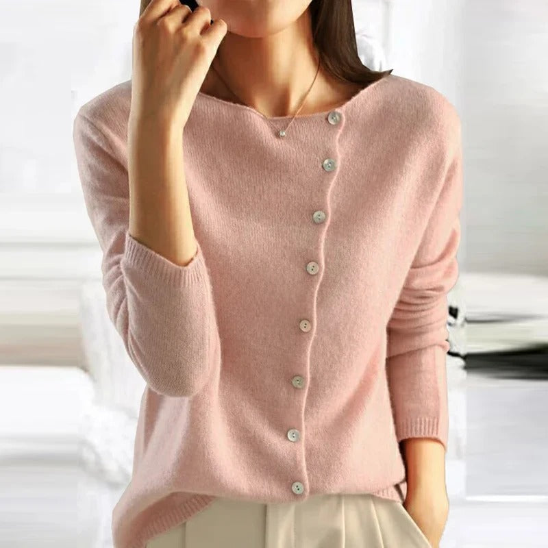 Anais - Luxe Buttoned Sweater
