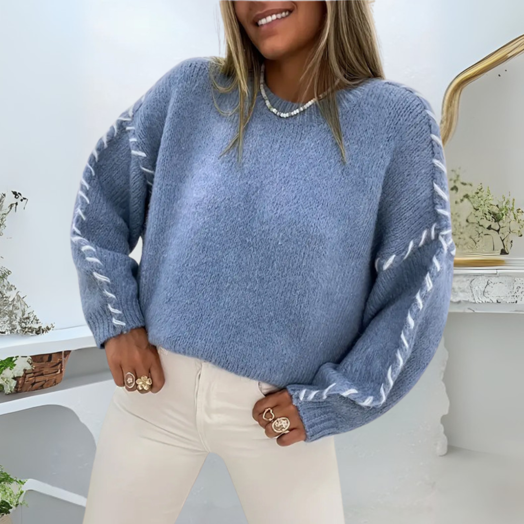 Xanadu - Comfy Long Sleeve Round Neck Sweater