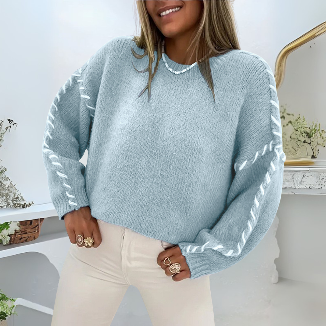 Xanadu - Comfy Long Sleeve Round Neck Sweater