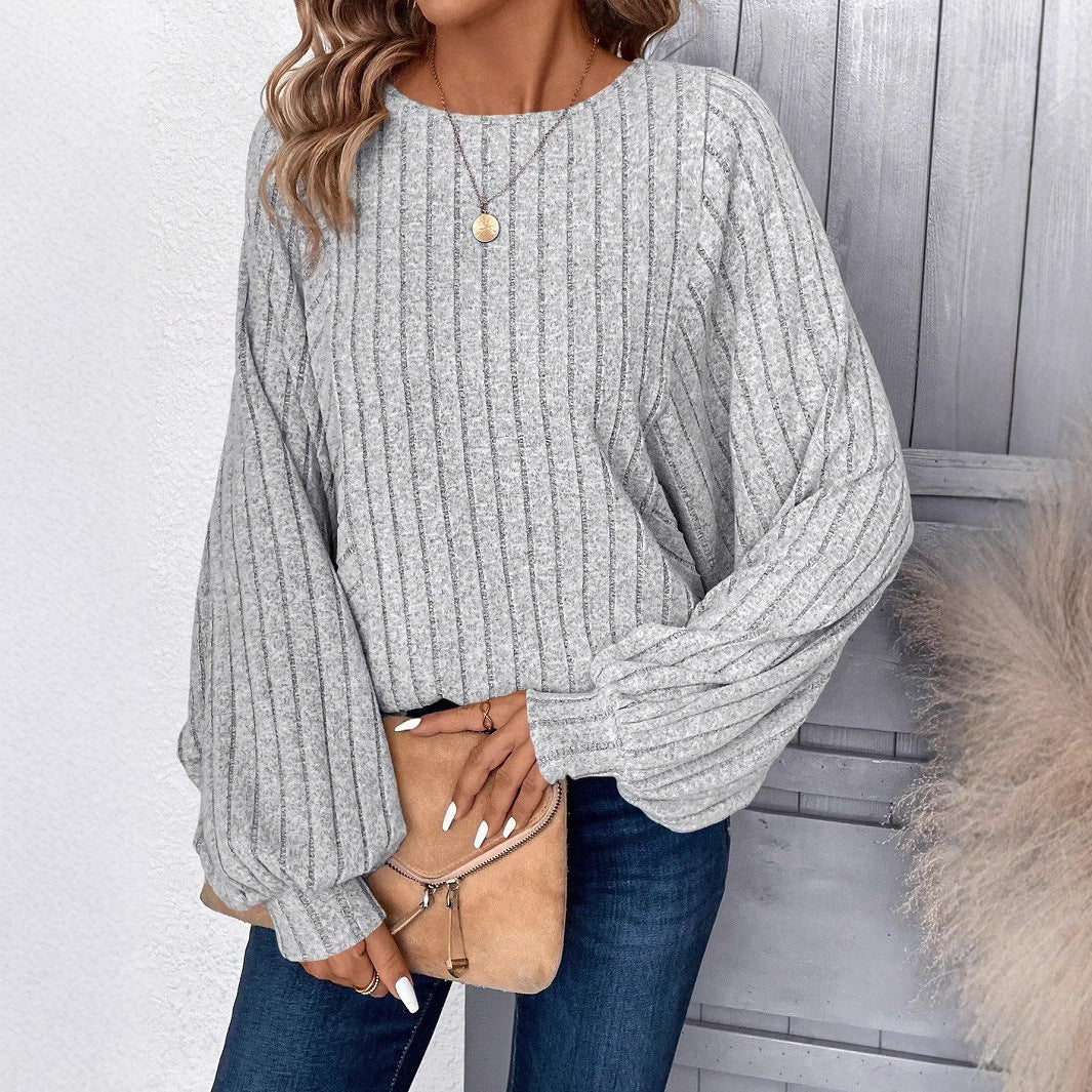 Tiana - Casual Loose Fit Long Sleeve Blouse