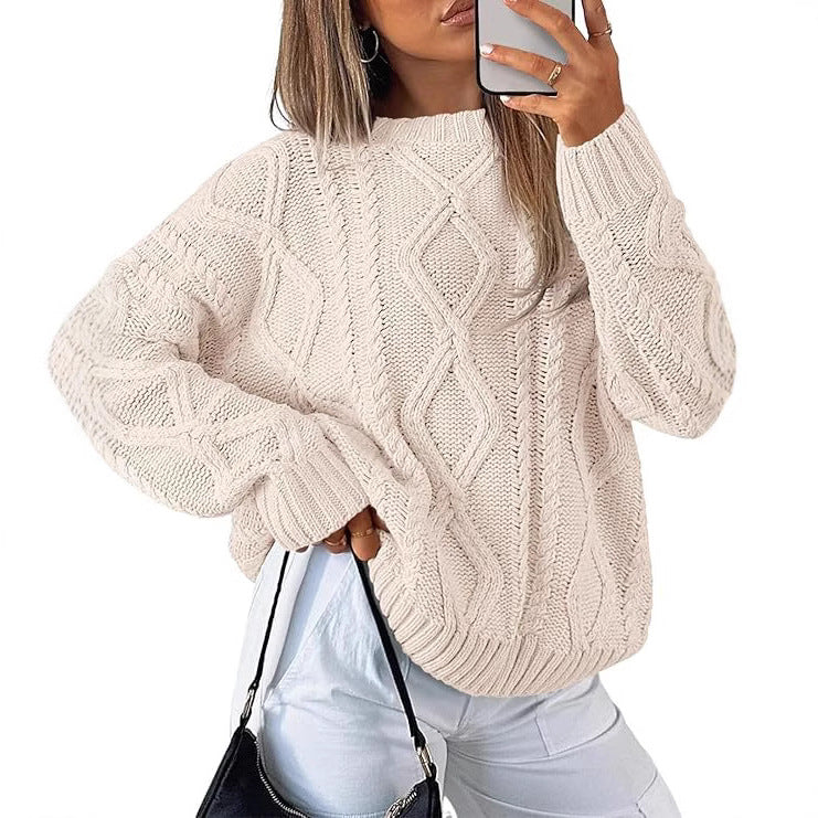 Tonia - Casual Oversized Long Sleeve Sweater