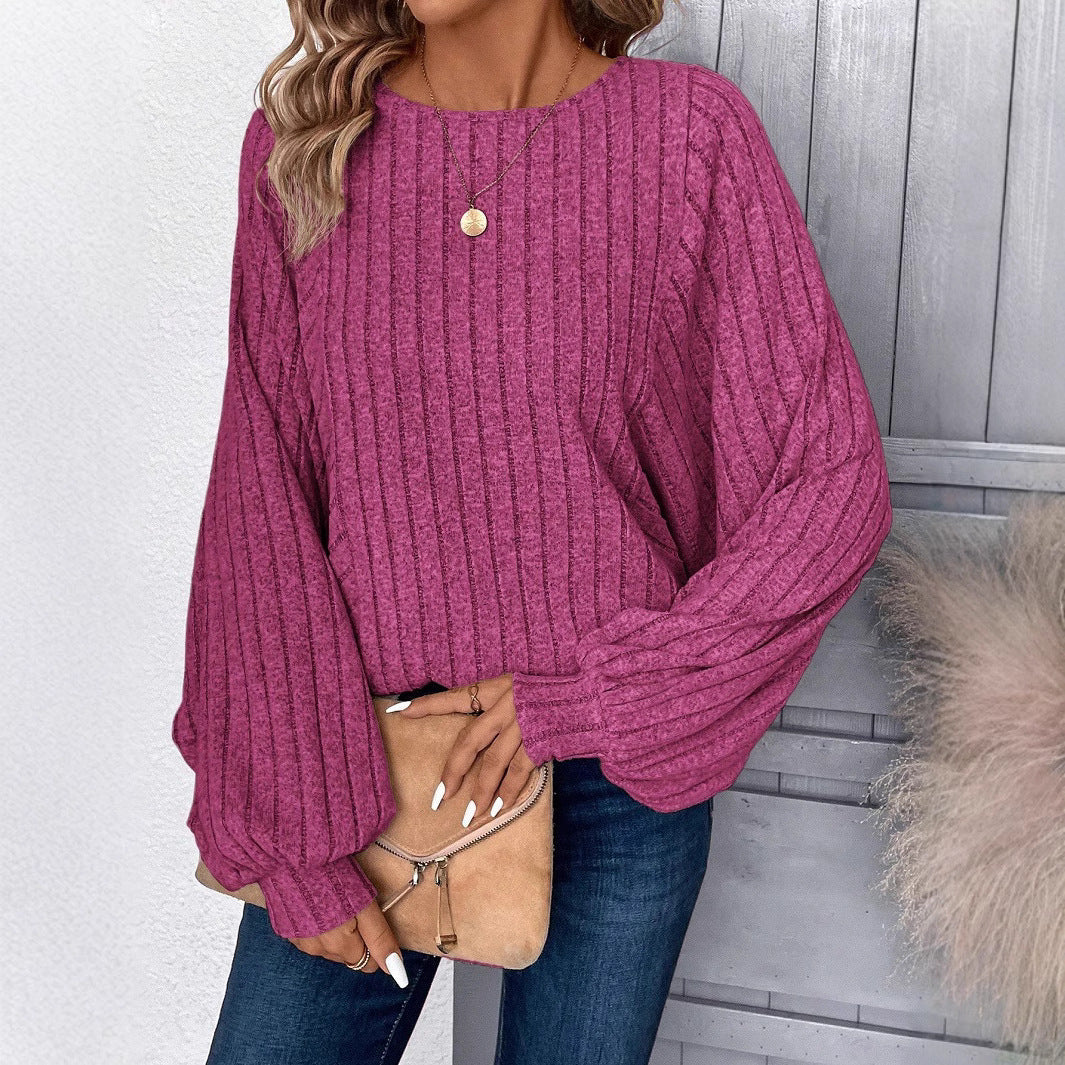 Tiana - Casual Loose Fit Long Sleeve Blouse