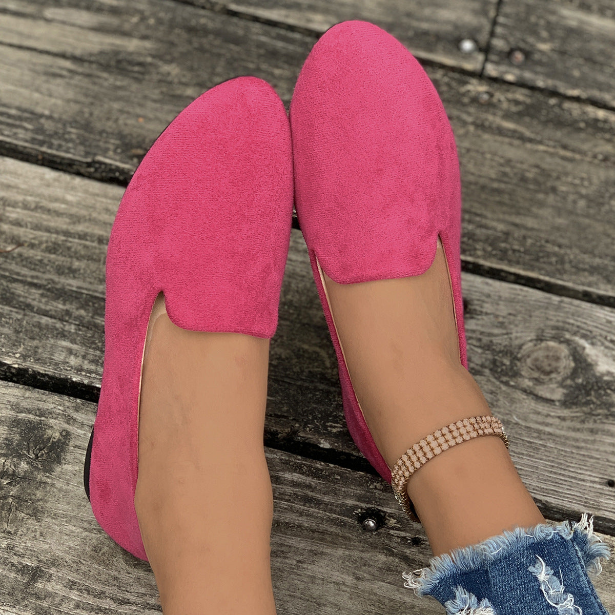 Janelle – Casual Comfortable Pointed-Toe Flats