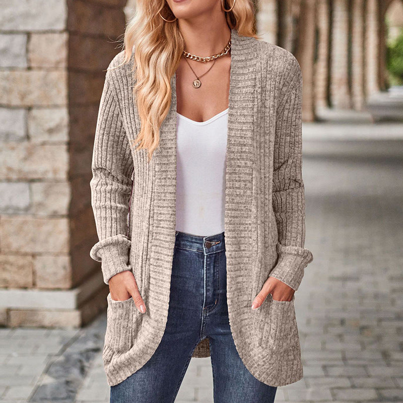 Lucile - Cozy Lightweight Long-Sleeve Open Front Cardigan