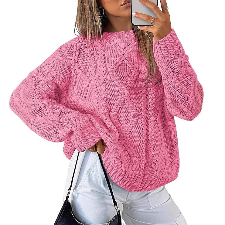 Tonia - Casual Oversized Long Sleeve Sweater