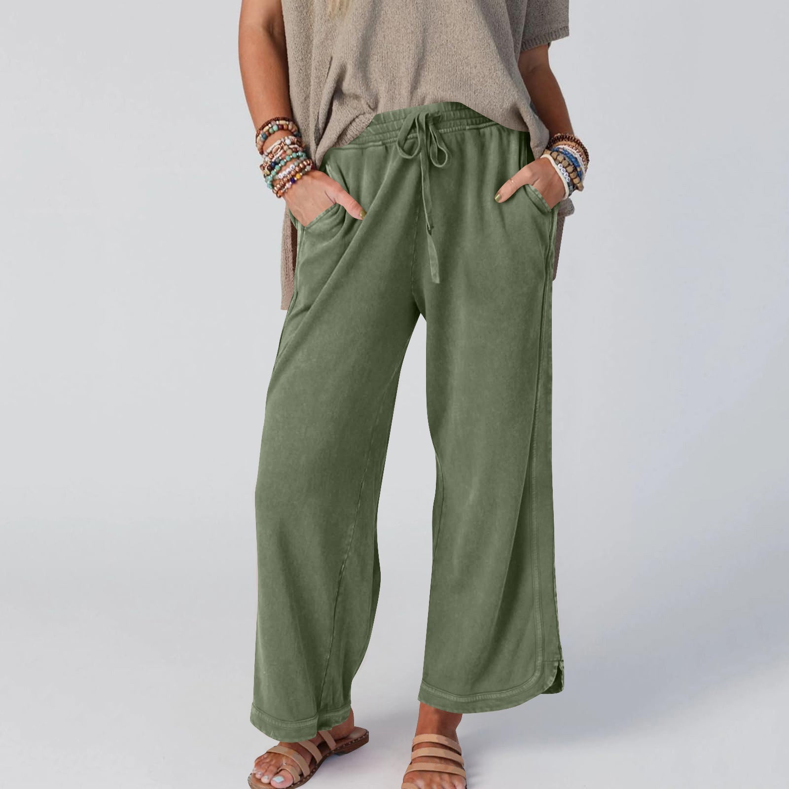 Chipy - Vintage Wide Leg High Waist Pants