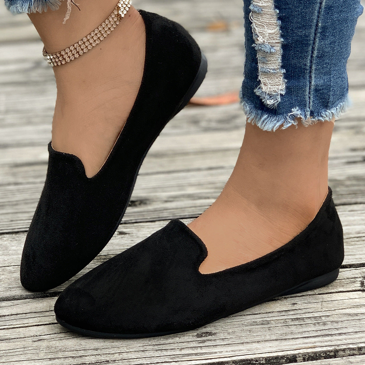 Janelle – Casual Comfortable Pointed-Toe Flats