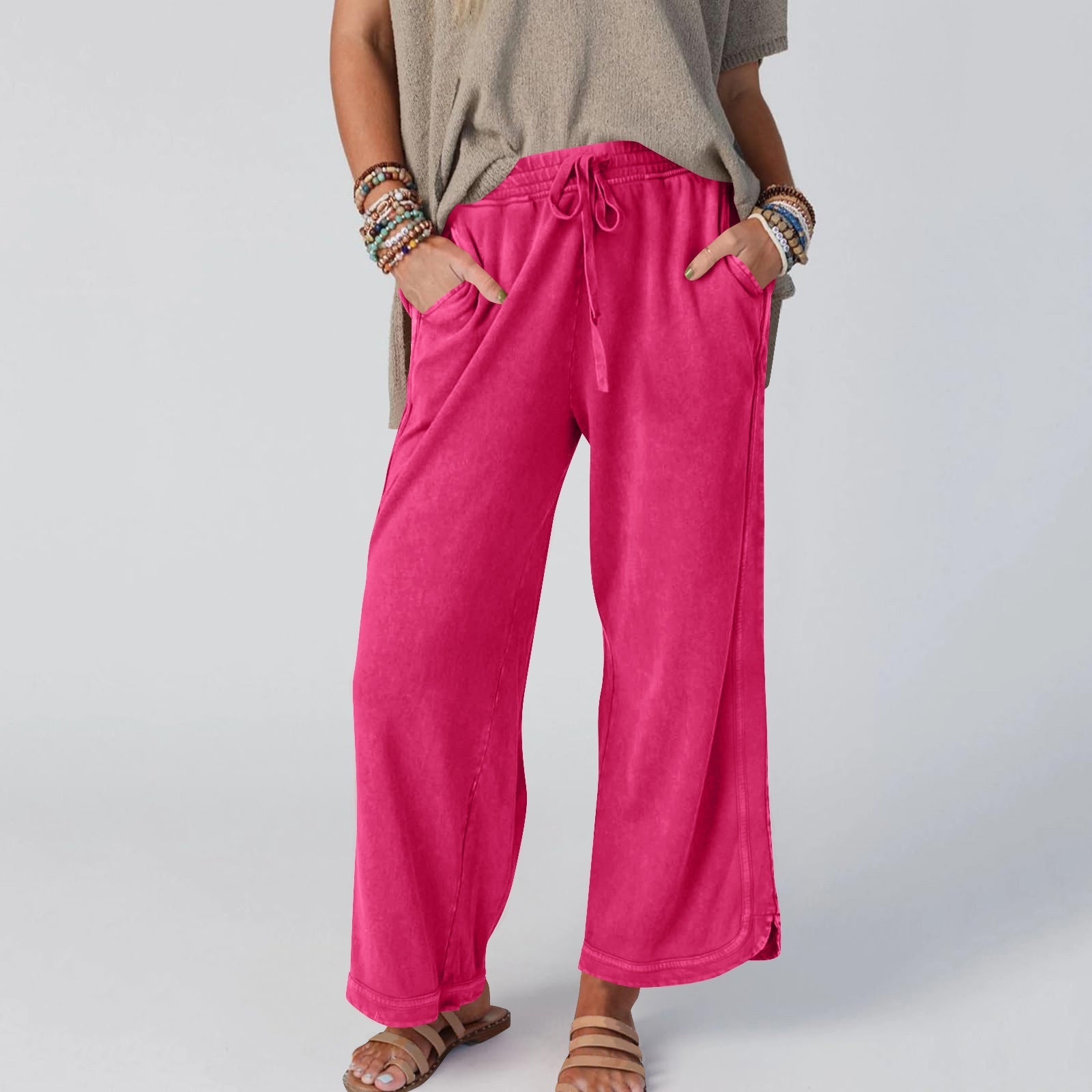 Chipy - Vintage Wide Leg High Waist Pants