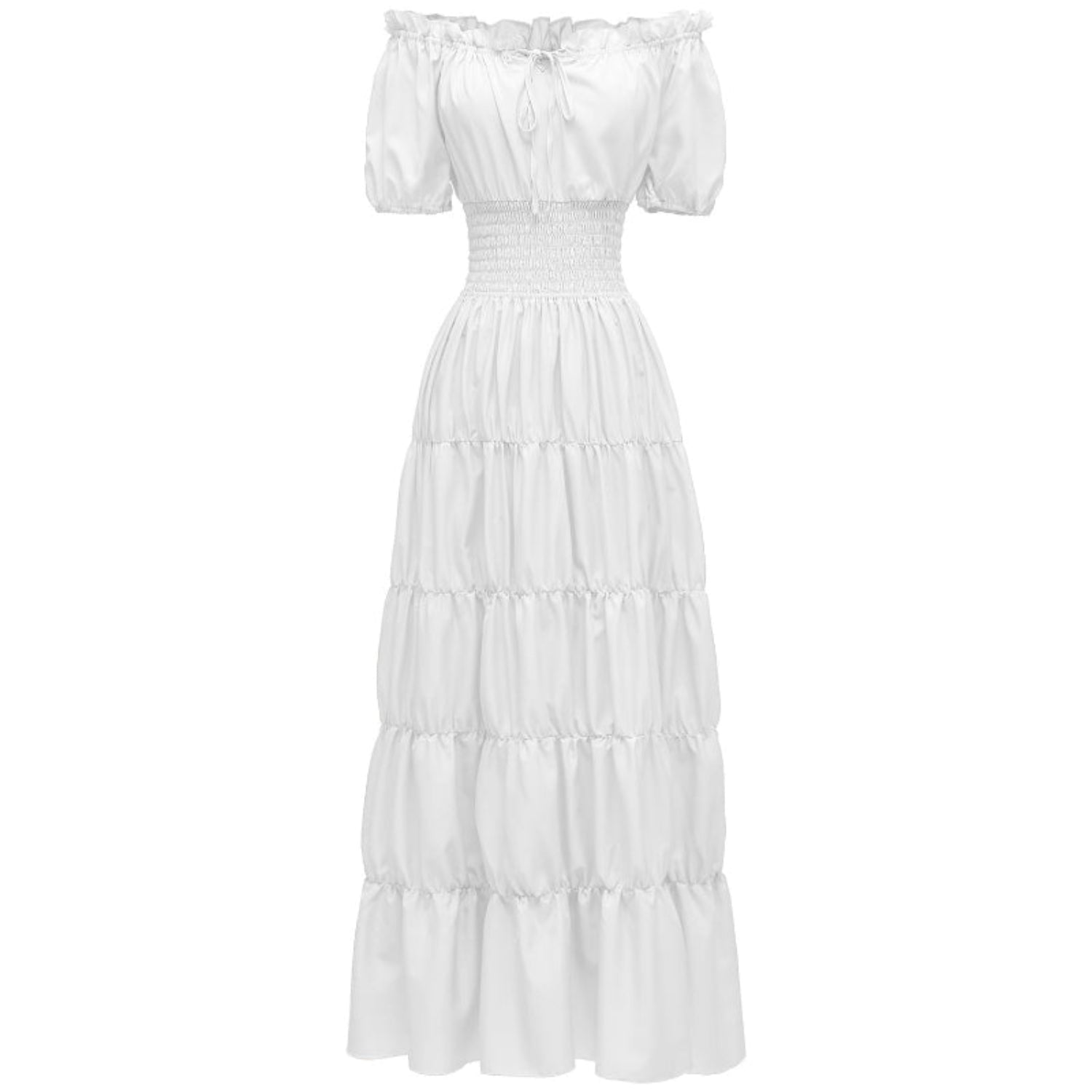 Aiza – Classic Corset Long Retro Maxi Dress