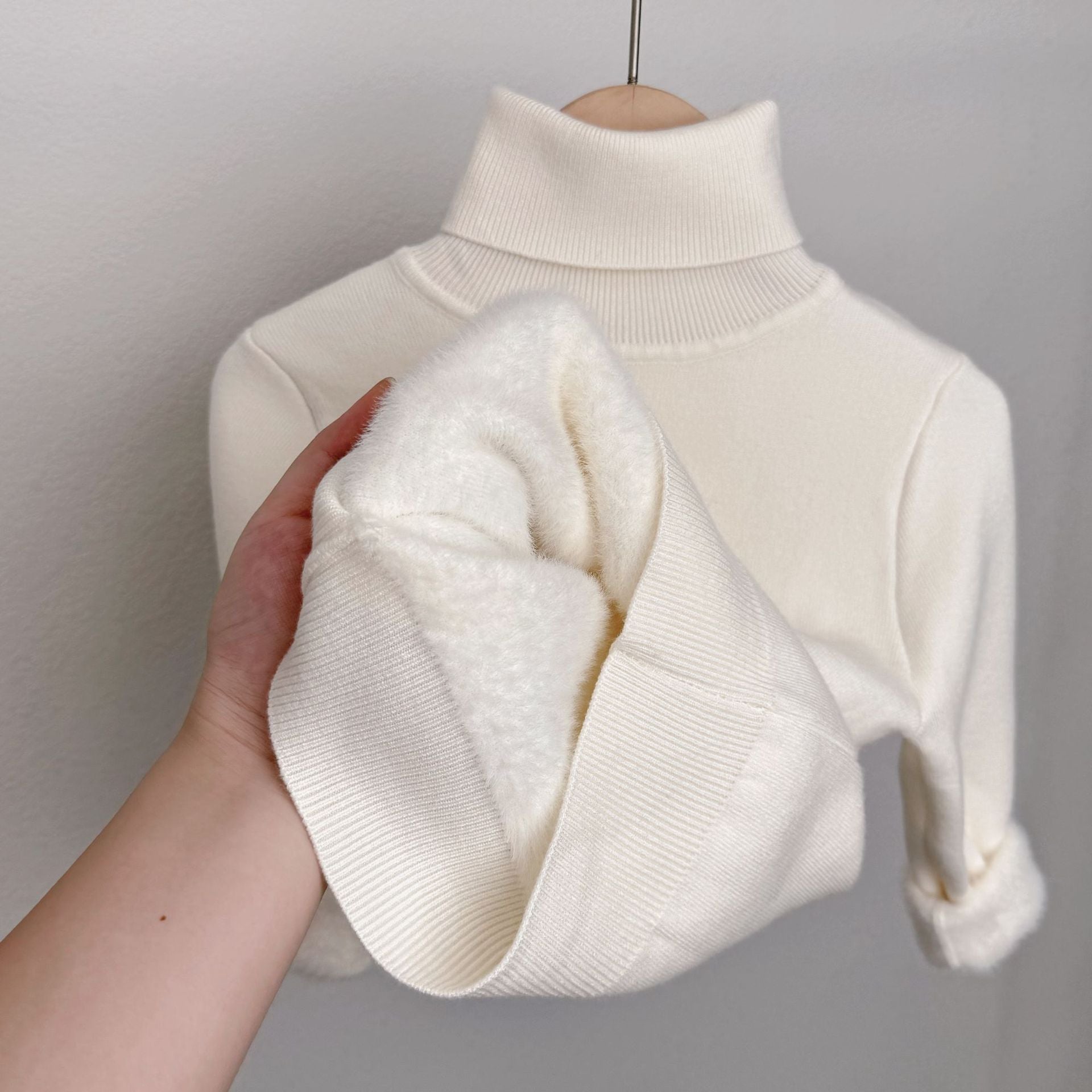 Lumi - Fleece-Lined Knit Sweater