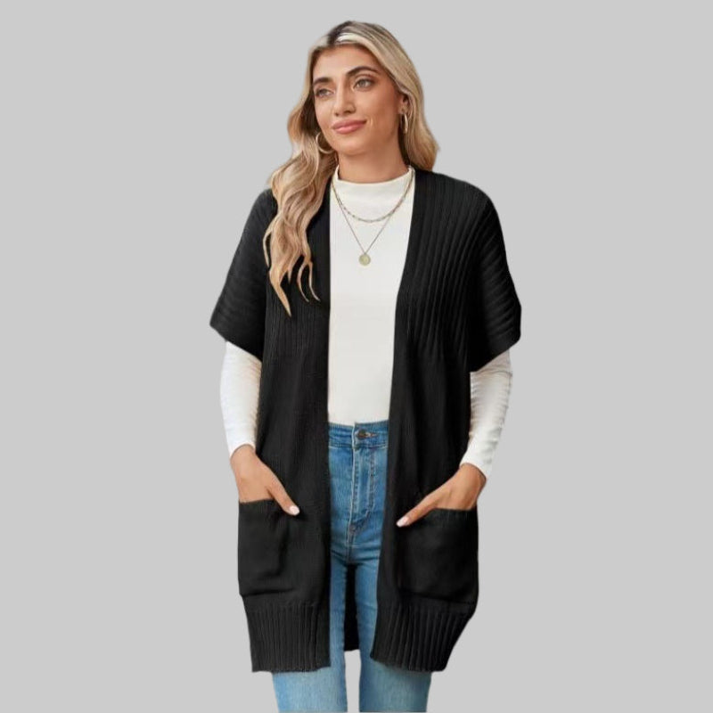 Bree - Lightweight Open-Front Knit Cardigan
