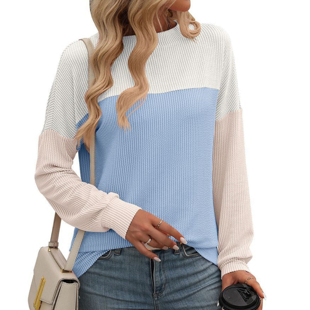 Alyssa - Comfy Crewneck Long Sleeve Sweatshirt