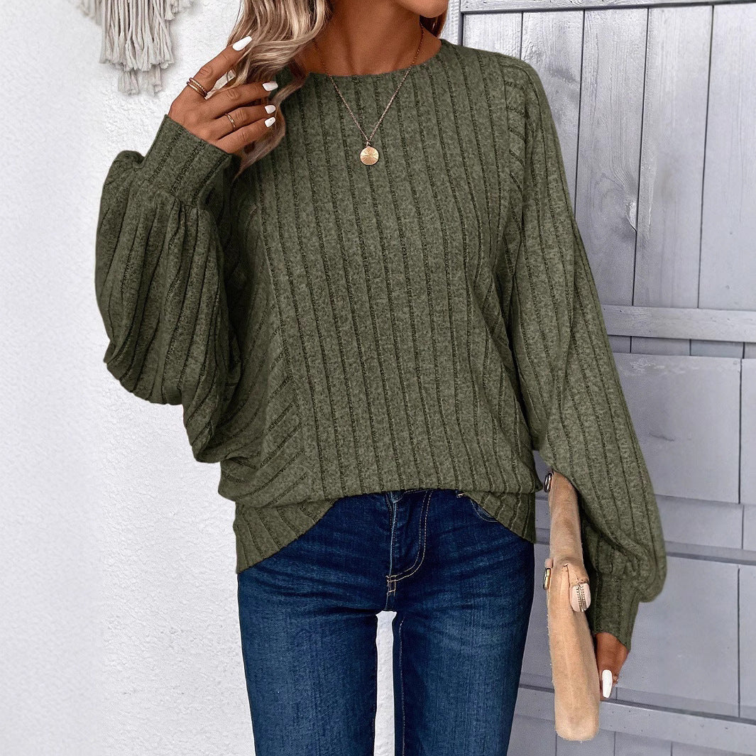 Tiana - Casual Loose Fit Long Sleeve Blouse