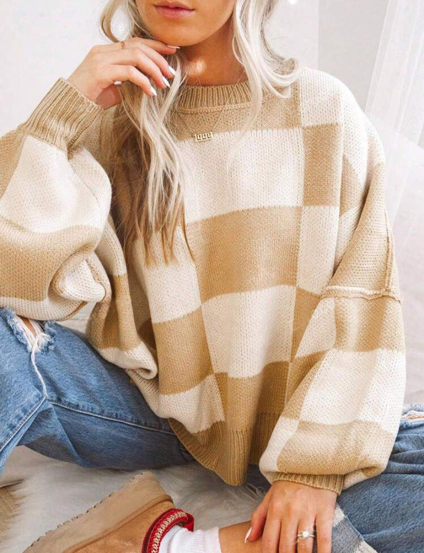 Pilda - Casual Long Sleeve Loose-Fit Sweater