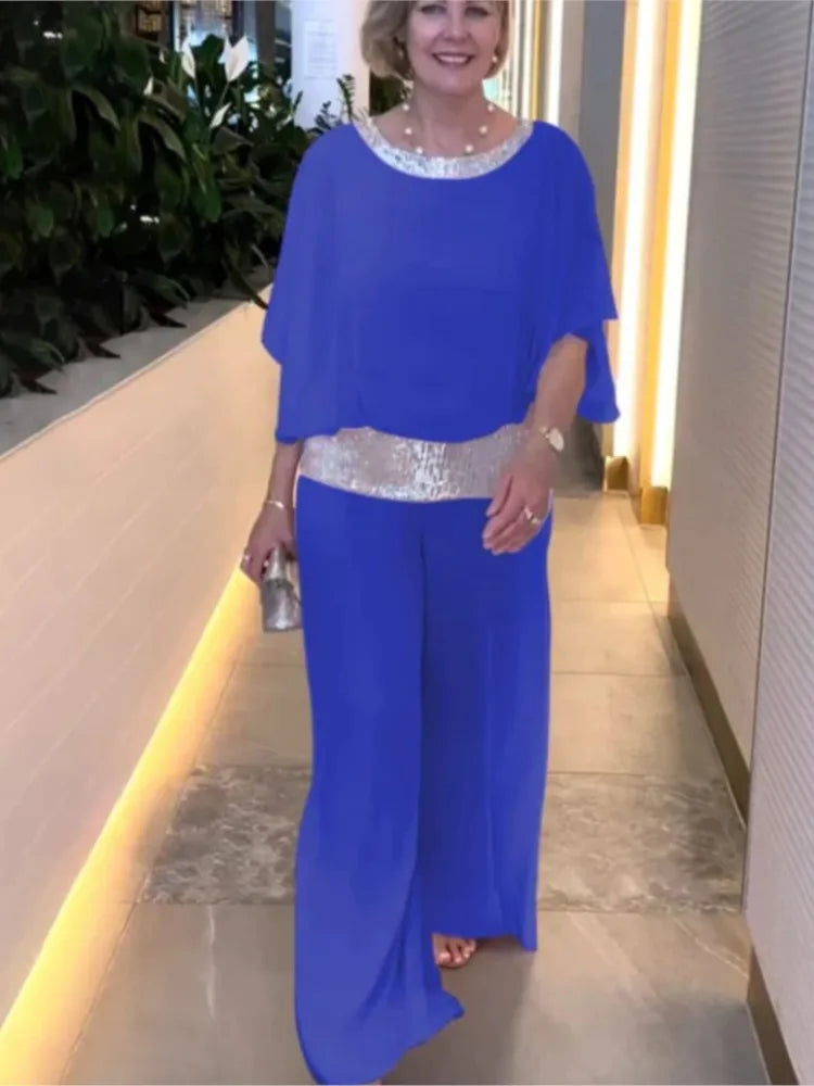 Aleanna - Chic Women's Two-Piece Set