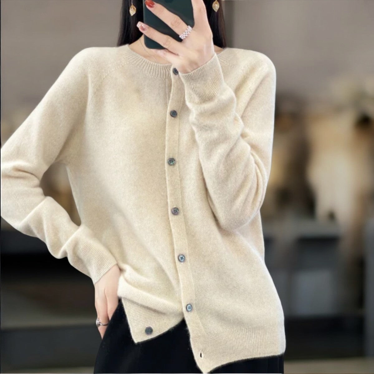 Eleanor - Soft Button-Up Cardigan