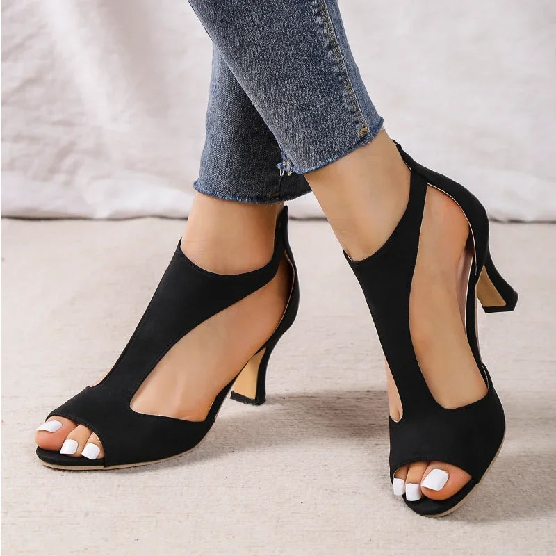 Alana – Sleek Open-Side Heels