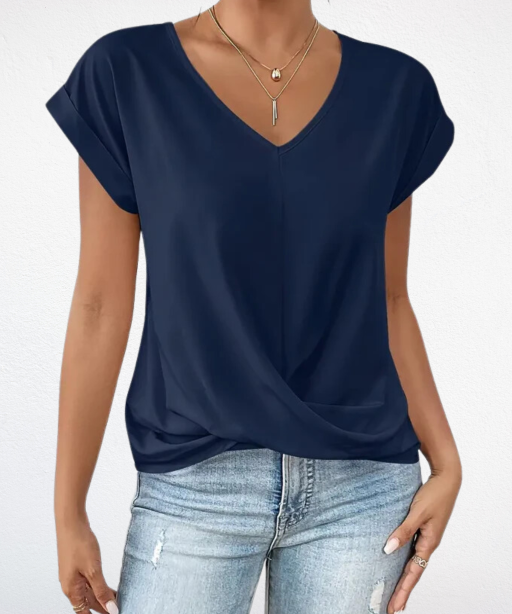 Belle - The Stylish V-Neck Top