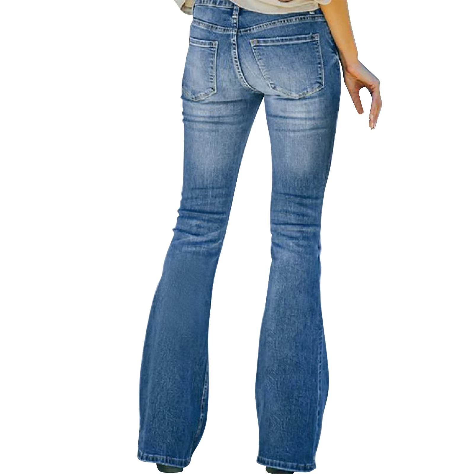 Aveline - Comfortable High Waist Vintage Flared Jeans