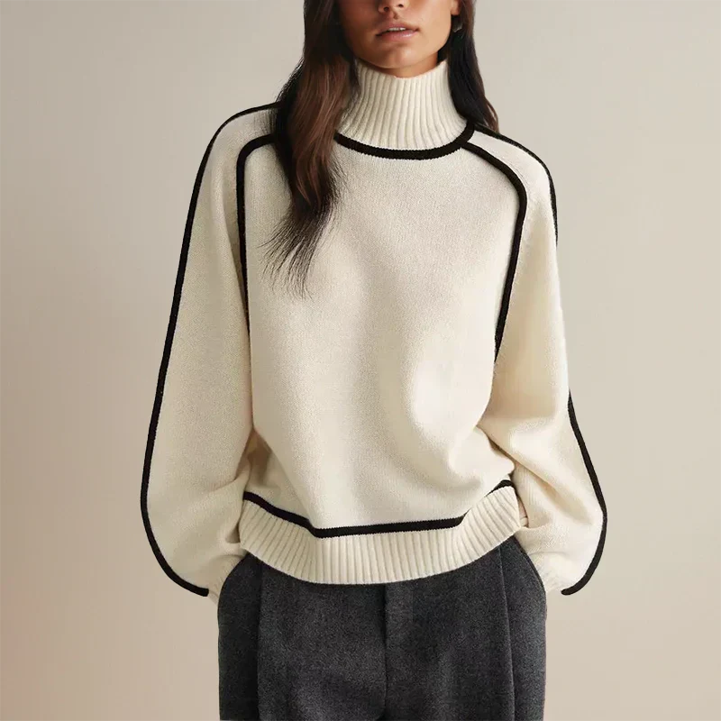 Faylin - Modern Turtleneck Sweater