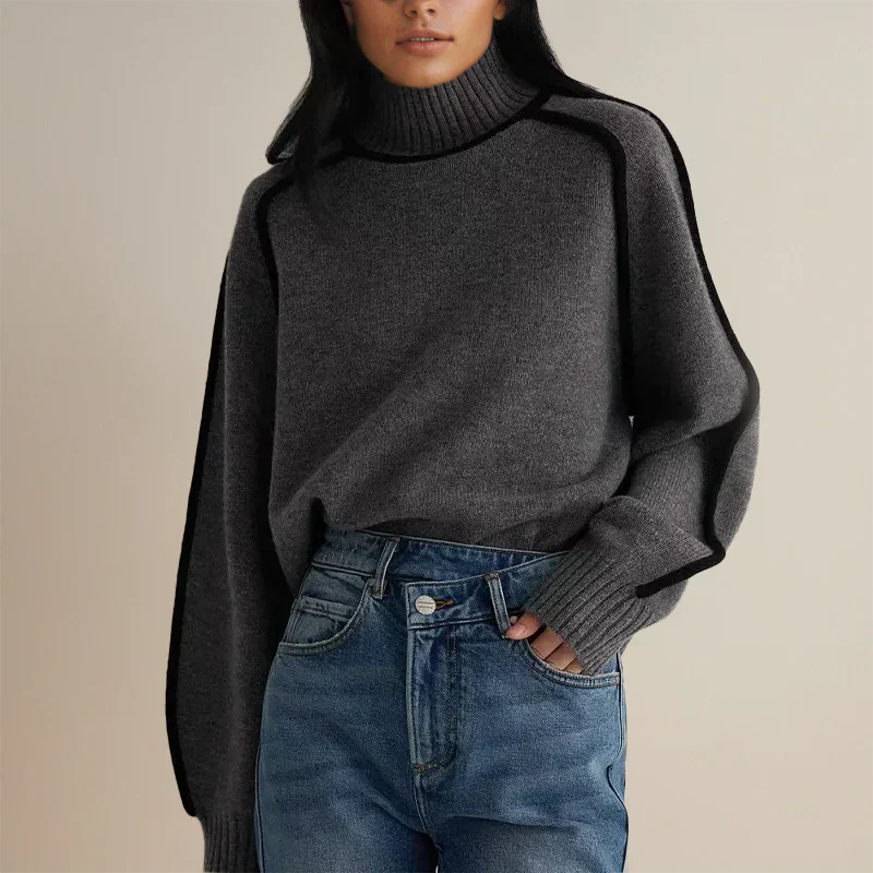 Faylin - Modern Turtleneck Sweater
