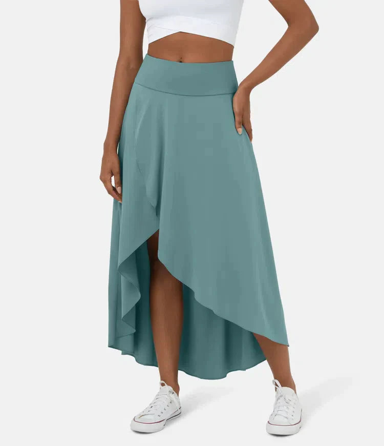 Amelie - Elegant Asymmetric Midi Skirt