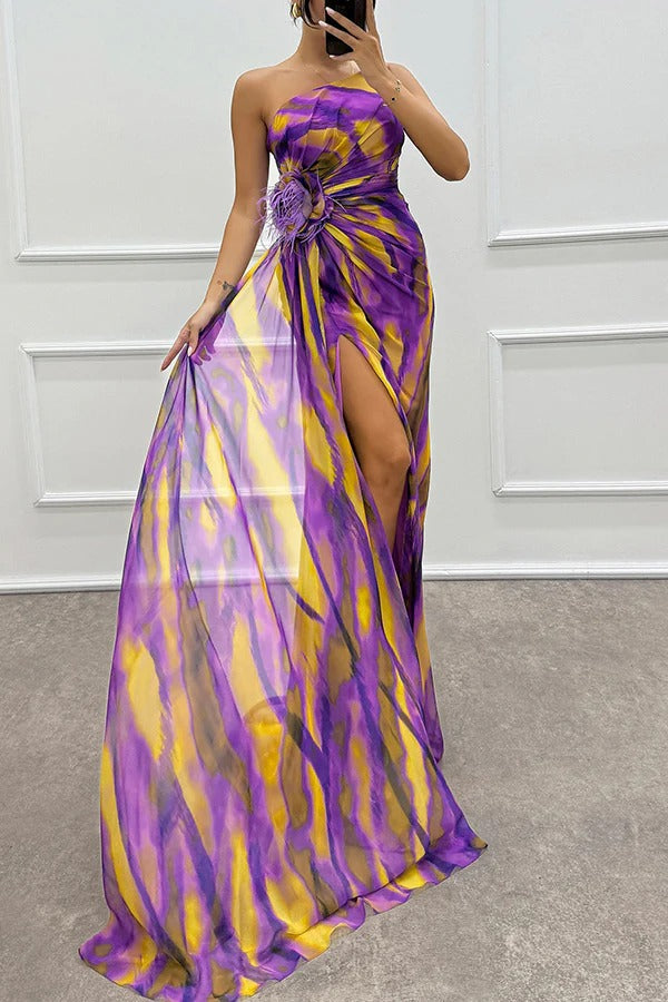 Anaïs – Vibrant Draped Dress