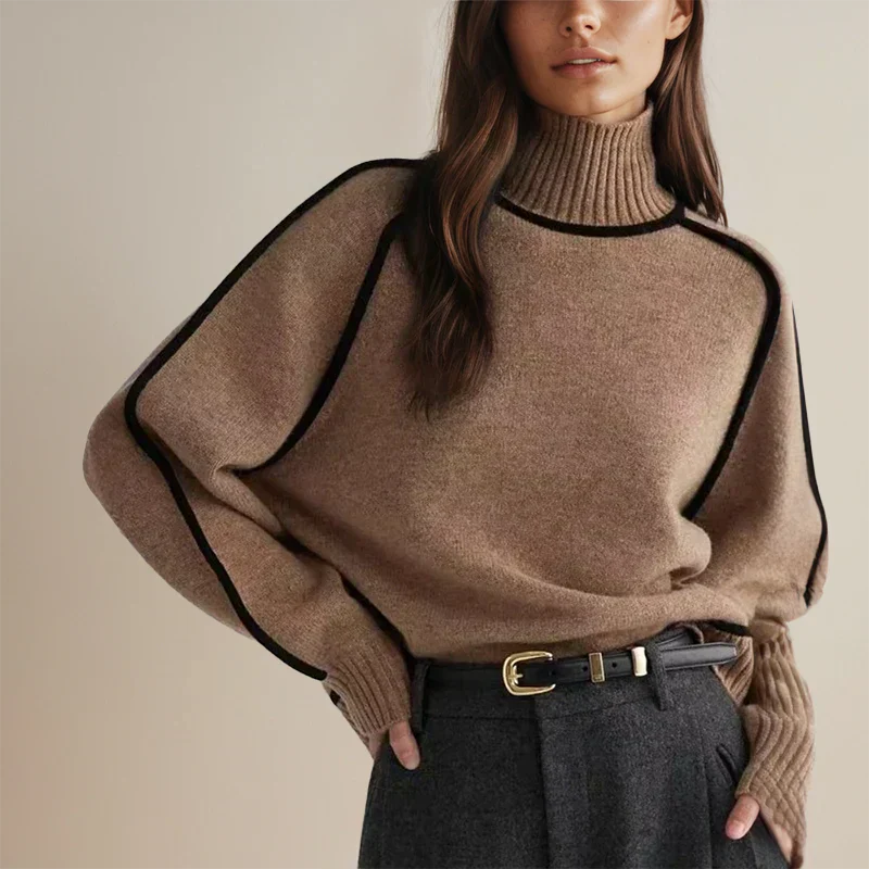 Faylin - Modern Turtleneck Sweater