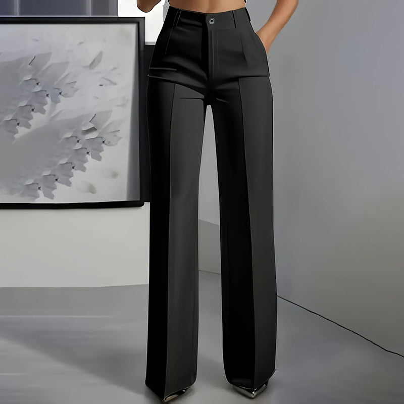 Hazel - High Waisted Tailored Trouser