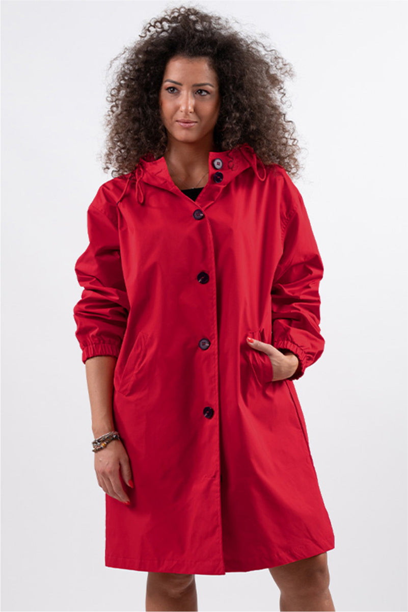 Barbara - Oversized Water-Resistant Windbreaker