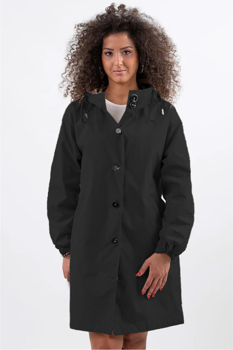 Barbara - Oversized Water-Resistant Windbreaker
