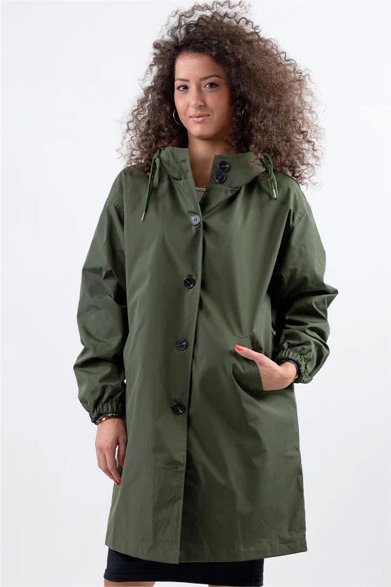 Barbara - Oversized Water-Resistant Windbreaker