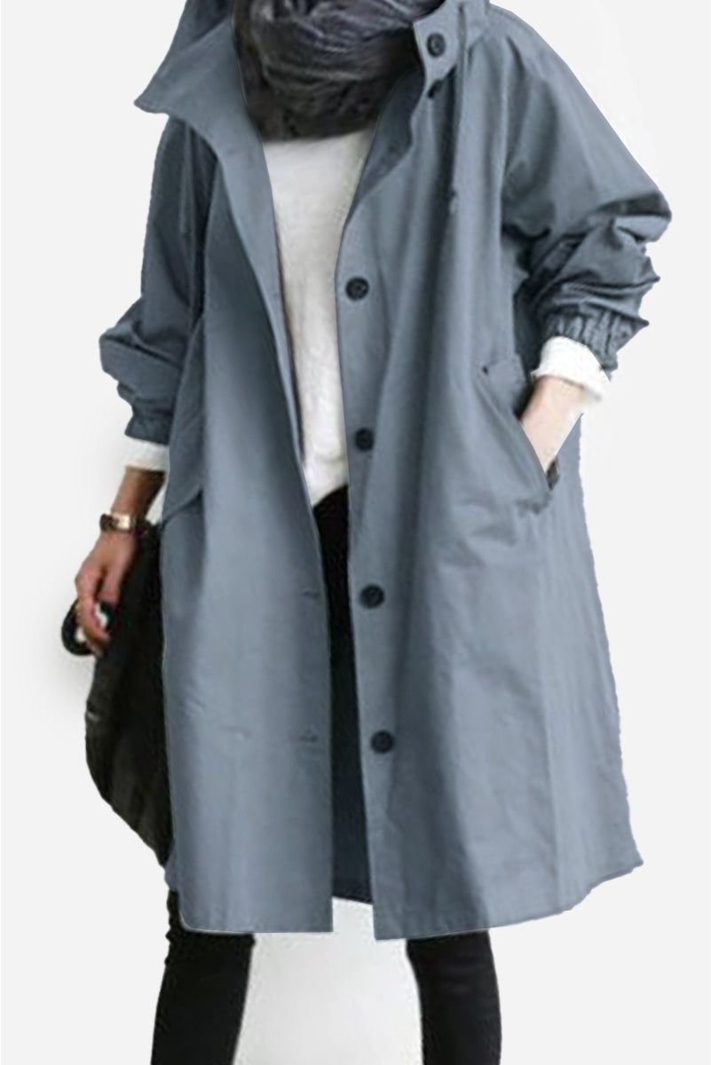 Barbara - Oversized Water-Resistant Windbreaker